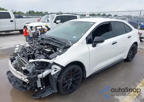 2021 Toyota Corolla Se Nightshade Edition из США, поврежденный, VIN 5YFS4MCE4MP073282